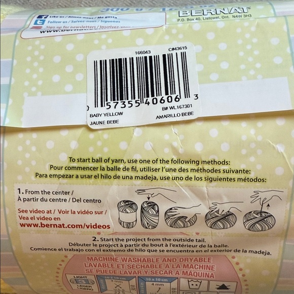 Bernat • Baby Sport Yarn in Baby Yellow - Picture 5 of 8